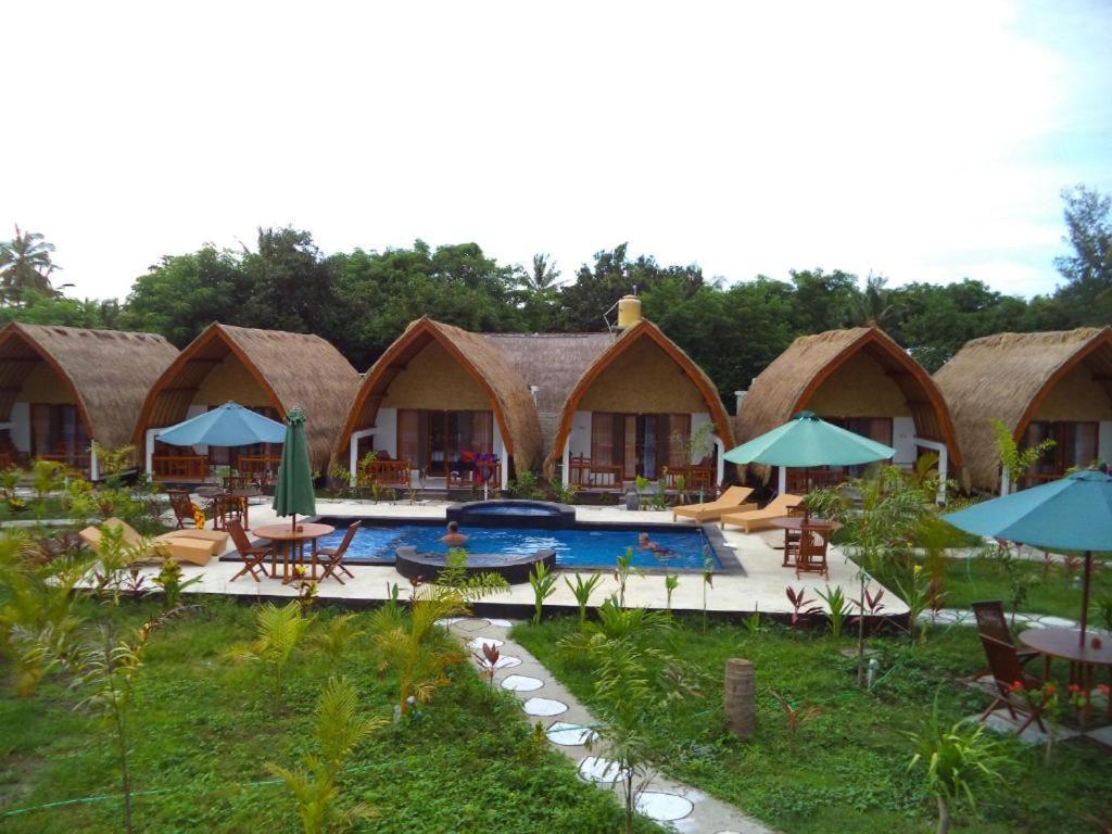 G Two Cottages Gili Air Exterior foto