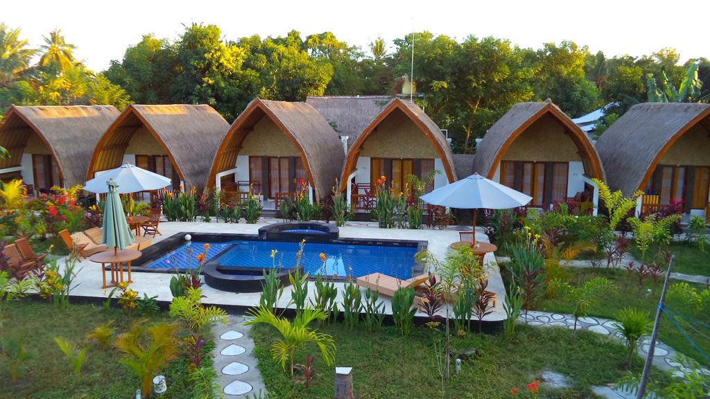 G Two Cottages Gili Air Exterior foto